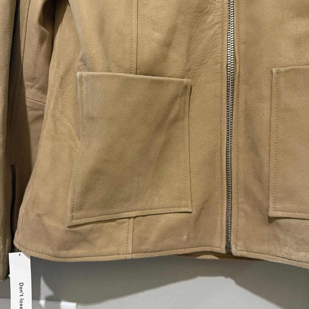 New Reformation Veda Bennett Oversized Leather Jacket - Picture 4 of 8